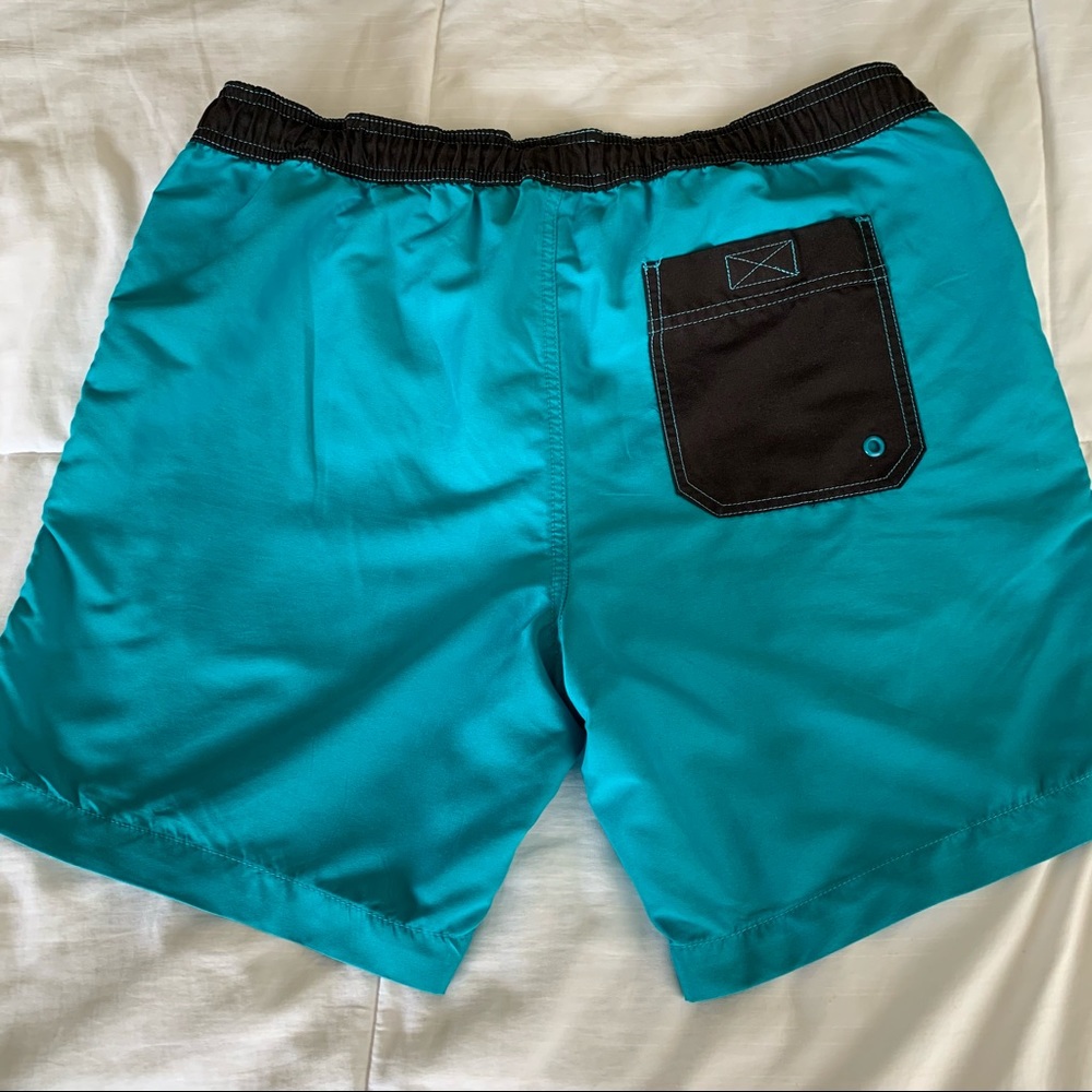 Aeropostale Aqua Elastic Waist Swim Trunks